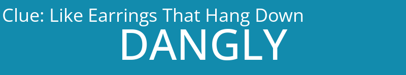 Like Earrings That Hang Down