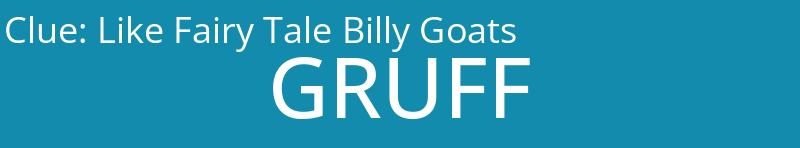 Like Fairy Tale Billy Goats