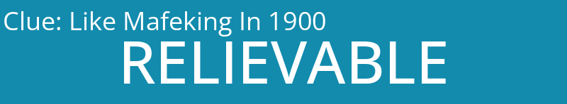 Like Mafeking In 1900