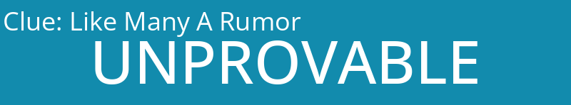 Like Many A Rumor