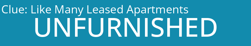 Like Many Leased Apartments