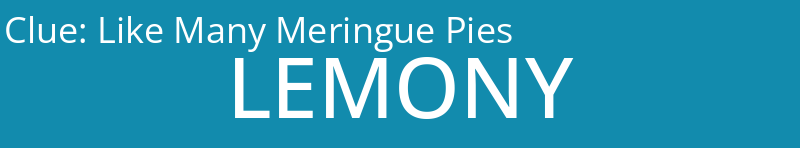 Like Many Meringue Pies