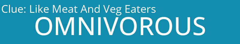 Like Meat And Veg Eaters