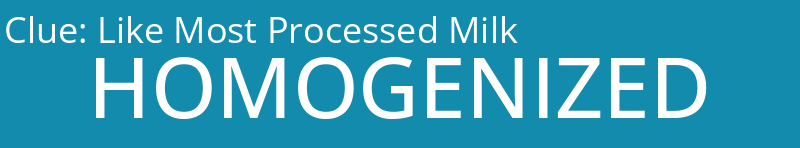 Like Most Processed Milk