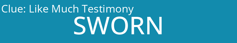 Like Much Testimony