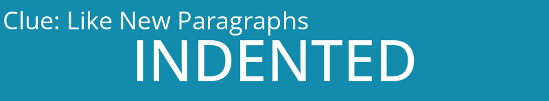 Like New Paragraphs