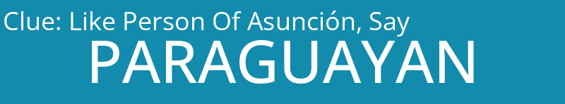 Like Person Of Asunción, Say