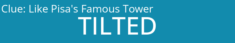 Like Pisa's Famous Tower