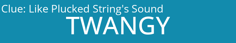 Like Plucked String's Sound