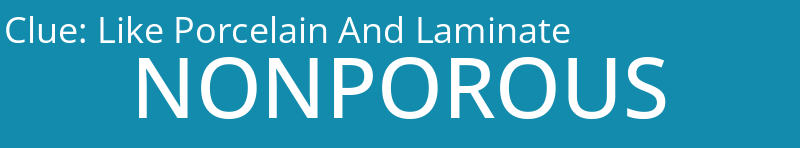 Like Porcelain And Laminate