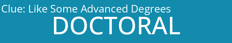 Like Some Advanced Degrees