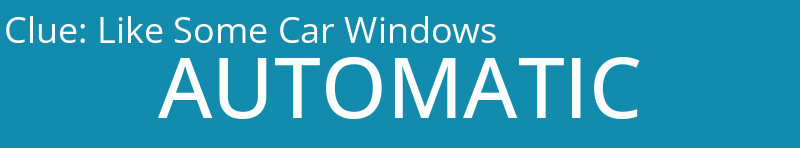 Like Some Car Windows