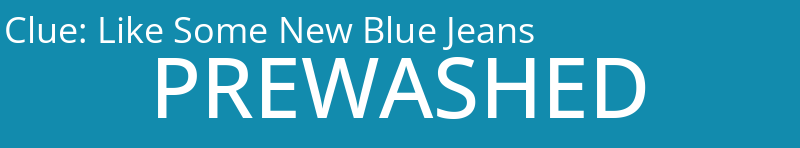 Like Some New Blue Jeans