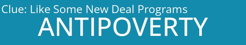 Like Some New Deal Programs