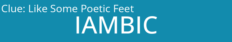 Like Some Poetic Feet 