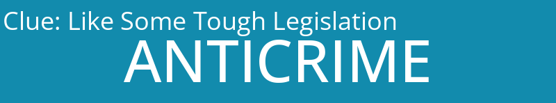 Like Some Tough Legislation