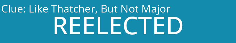 Like Thatcher, But Not Major