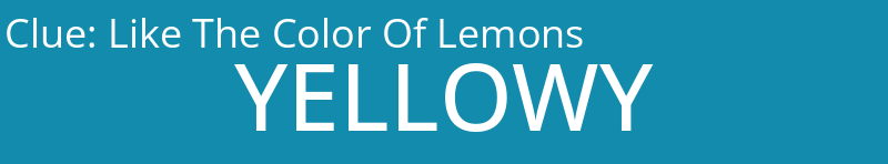 Like The Color Of Lemons