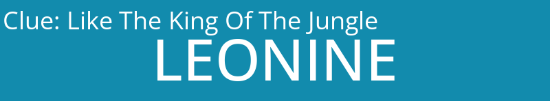 Like The King Of The Jungle