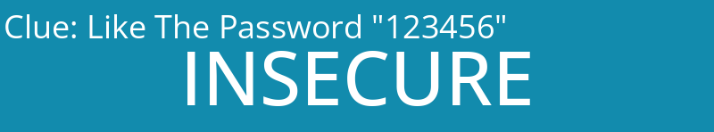 Like The Password "123456"