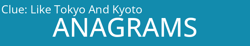 Like Tokyo And Kyoto