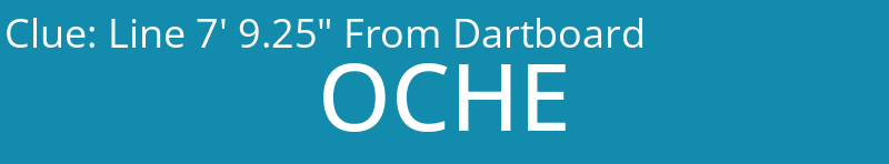 Line 7' 9.25" From Dartboard