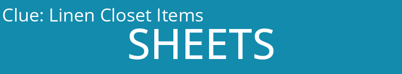 Linen Closet Items