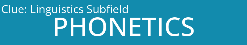 Linguistics Subfield