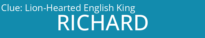 Lion-Hearted English King