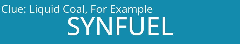 Liquid Coal, For Example