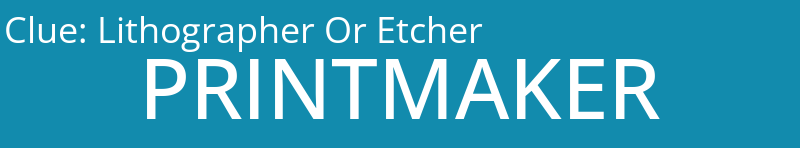 Lithographer Or Etcher