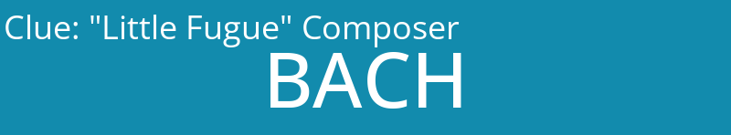 "Little Fugue" Composer