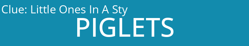 Little Ones In A Sty