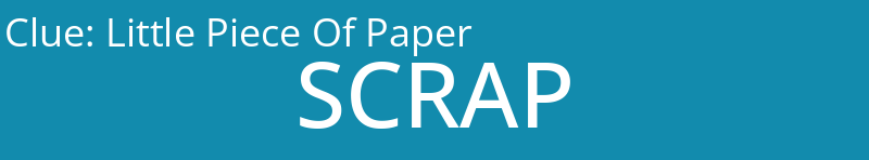 Little Piece Of Paper