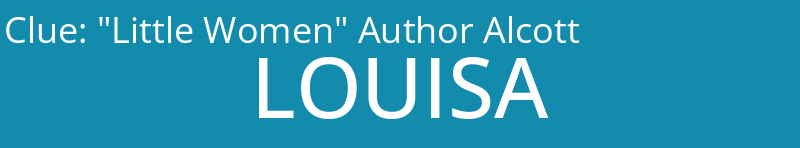 "Little Women" Author Alcott