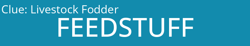 Livestock Fodder