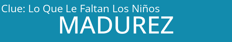 Lo Que Le Faltan Los Niños