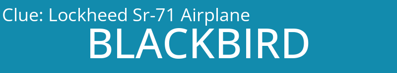 Lockheed Sr-71 Airplane