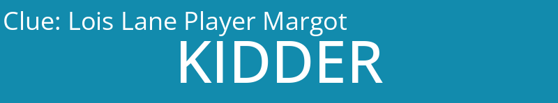 Lois Lane Player Margot