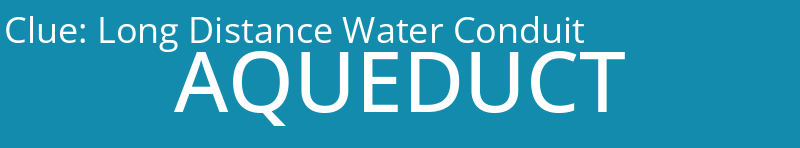 Long Distance Water Conduit