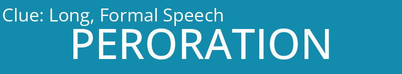 Long, Formal Speech