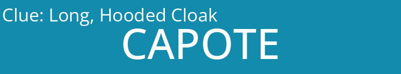 Long, Hooded Cloak