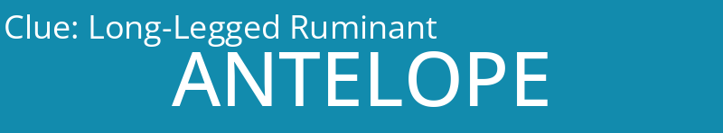 Long-Legged Ruminant