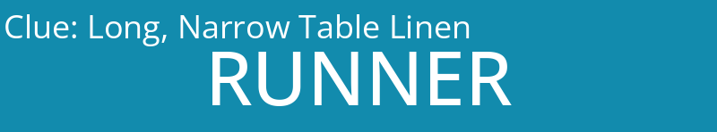 Long, Narrow Table Linen