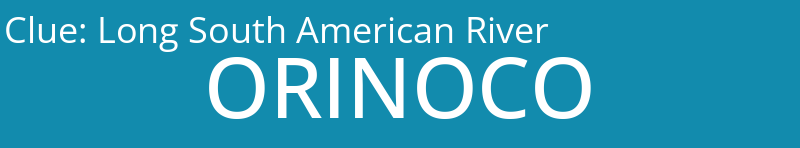 Long South American River