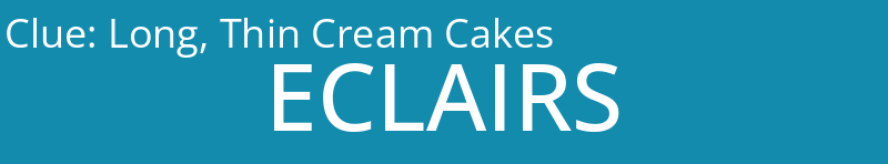 Long, Thin Cream Cakes