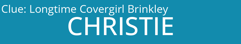 Longtime Covergirl Brinkley
