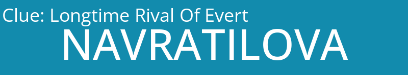 Longtime Rival Of Evert