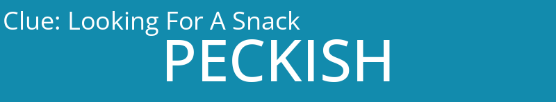 Looking For A Snack