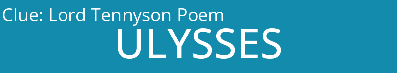 Lord Tennyson Poem